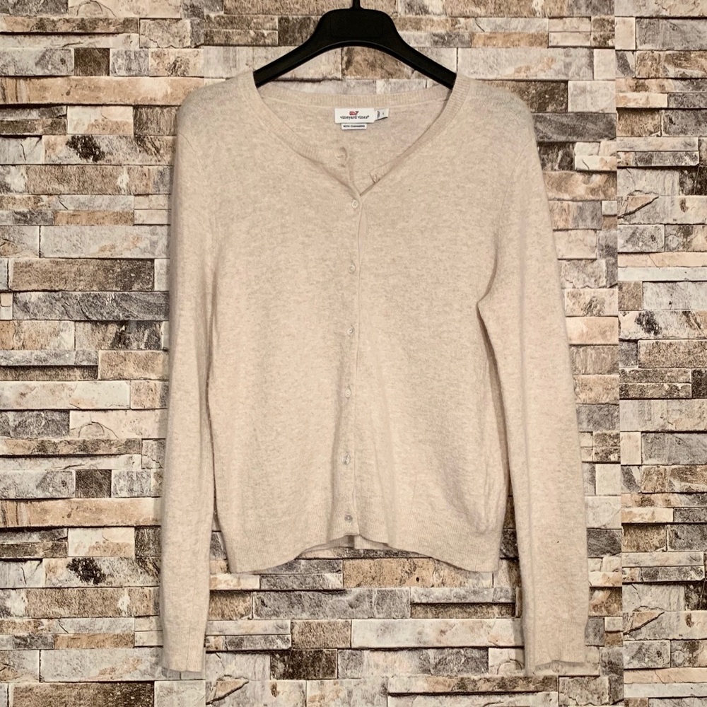 Vineyard Vines Camel Cardigan